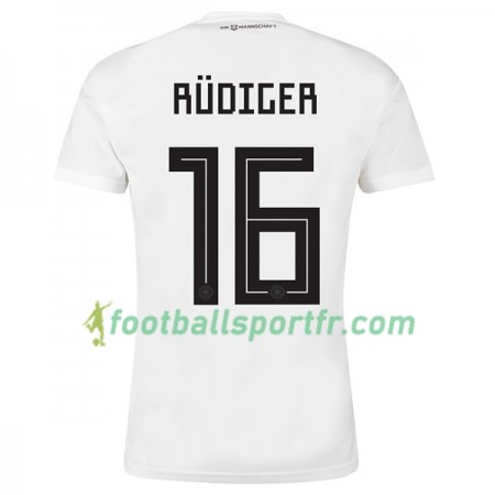 Tenue Allemagne Rudiger 16 Domicile Coupe du monde 2018 Maillot de Foot